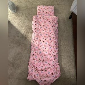 Kids, Little Girls, Sleeping Bag, with Ballerina pattern. Excellent condition.